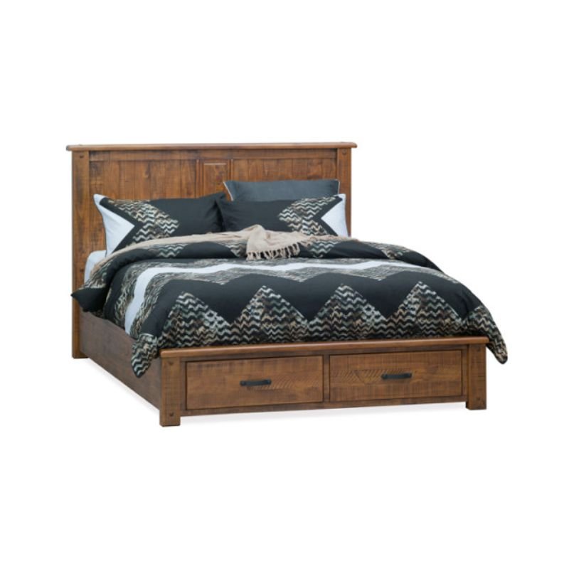 Longyard King Bed with Drawers